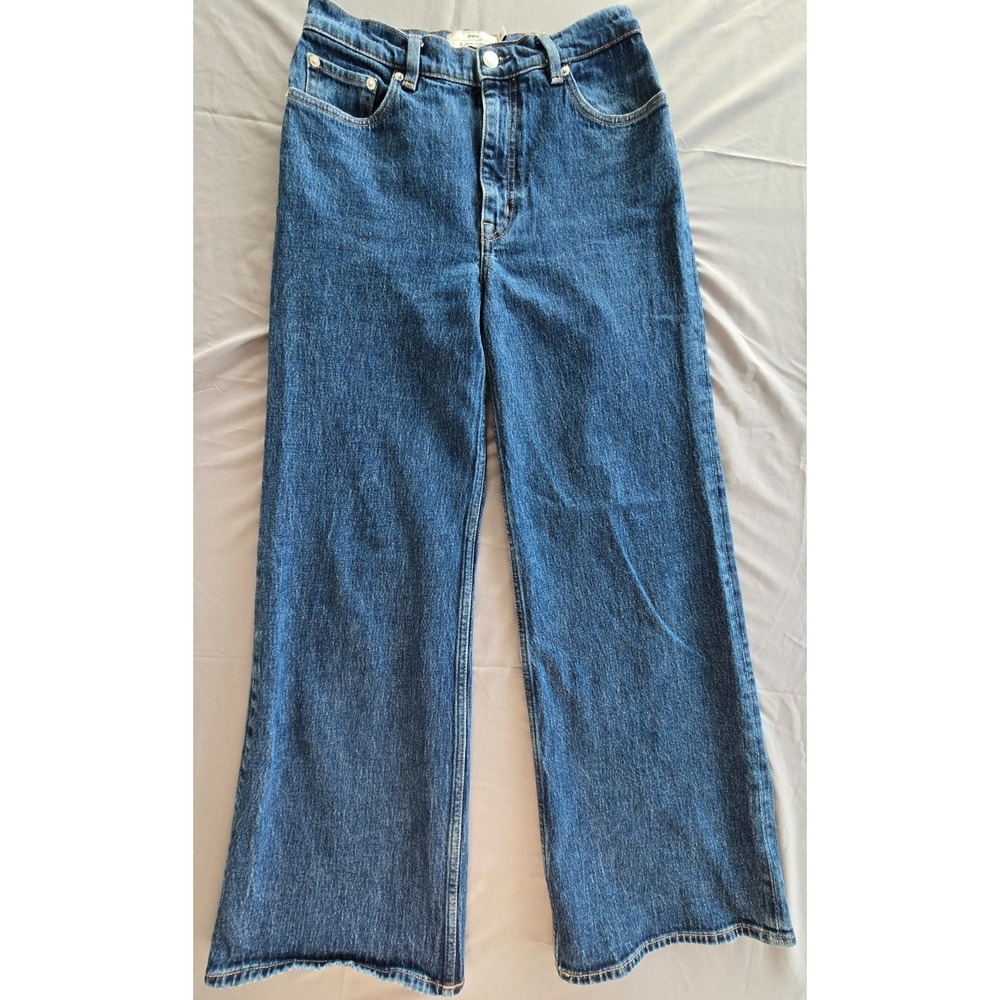 & Other Stories Womens Jeans Sz 28 Medium Wash High Rise Wide Leg Treasure Cut - Picture 7 of 16